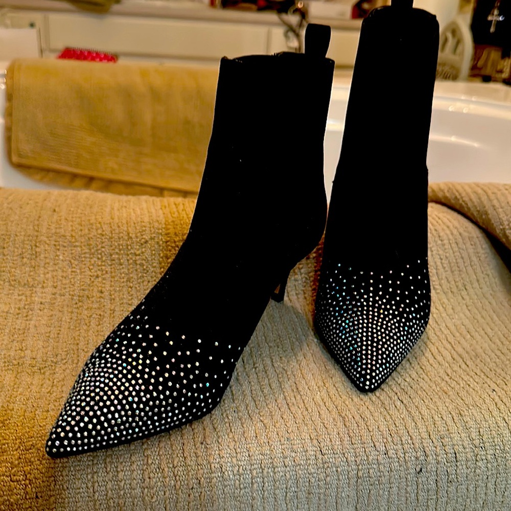 Azusa Studded Ankle Boots - Never Worn